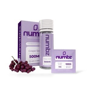 numbz 7-OH + Minor Alkaloids Chewable Tablets Grape Soda 50mg Per Tablet