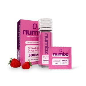 numbz 7-OH + Minor Alkaloids Chewable Tablets Strawberry Dragonfruit 50mg Per Tablet